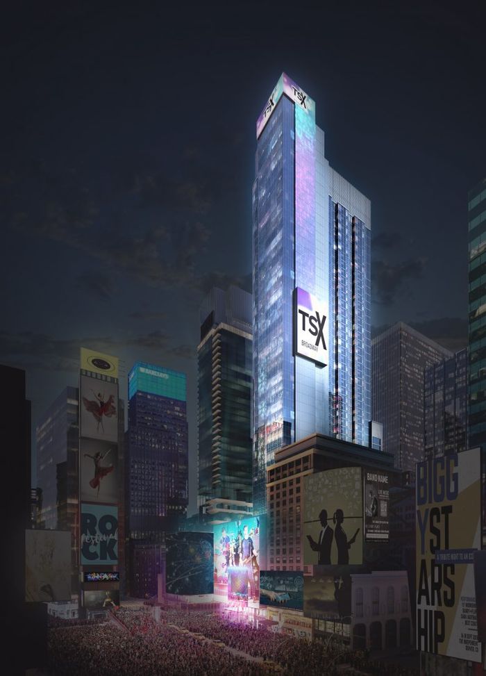 TSX Broadway’s New Superstructure Nears Halfway Mark At 1568 Broadway In Times Square